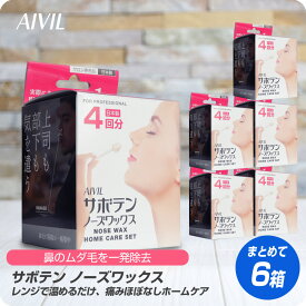 【6/4 20時より超セール 販売期間前】 (送料無料)≪6個セット≫AIVIL サボテンノーズワックス ホームケアセット 4回分【正規品 鼻毛 ワックス AIVIL アイビル ノーズケア ホームケア 脱毛 ブラジリアンワックス 鼻毛抜き 鼻毛処理 鼻毛脱毛 ブラジリアン】