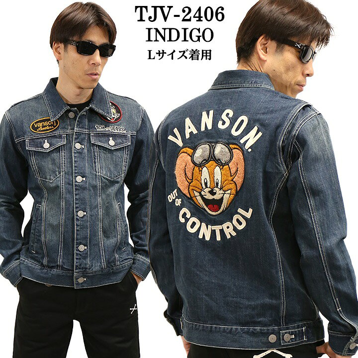 楽天市場】VANSON×TOM&JERRY バンソン トムとジェリー コラボ デニム G 