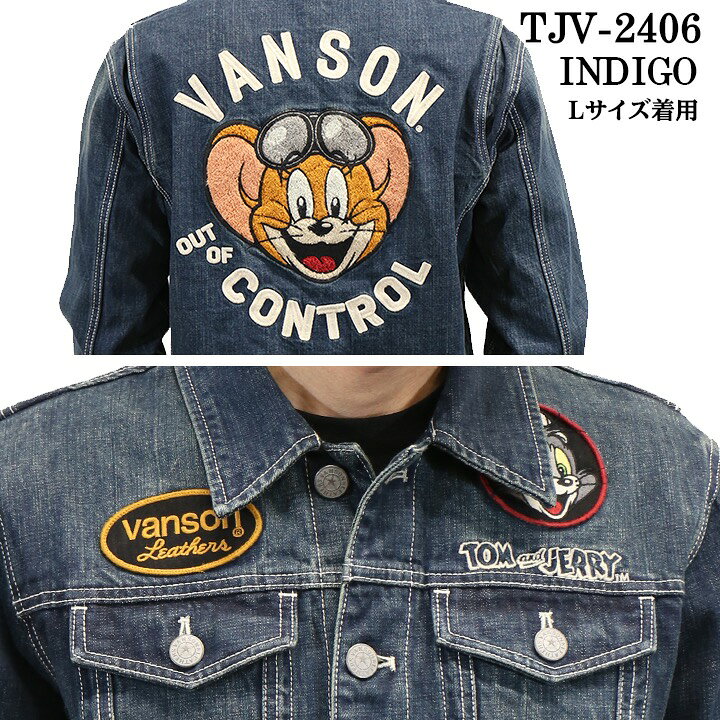 楽天市場】VANSON×TOM&JERRY バンソン トムとジェリー コラボ デニム G 