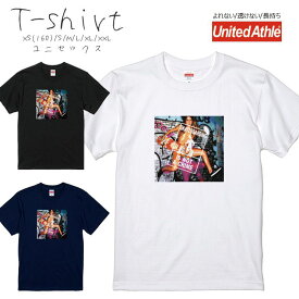 Tシャツ メンズ 半袖 プリント Uネック クルーネック 丸首 綿 半袖 カットソー おしゃれ アメカジ ストリート カジュアル レディース ユニセックス 大きいサイズ対応 SKATEBOARDING IS NOT A CRIME スケーターガール SK8