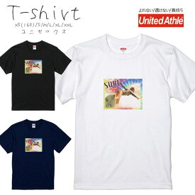 Tシャツ メンズ 半袖 プリント Uネック クルーネック 丸首 綿 半袖 カットソー おしゃれ アメカジ ストリート カジュアル レディース ユニセックス 大きいサイズ対応 GrandSwell グランドスウェル SURF サーフガール ライディング サーフィン タイダイ