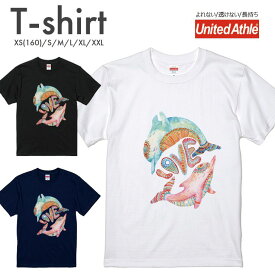 Tシャツ レディース 半袖 カジュアル 大人かわいい 大人 トップス tシャツ メンズ ユニセックス おしゃれ 半袖 tシャツ ペア カップル 綿100% カットソー ブランド プリント Tシャツ ペア イルカ エスニック LOVE パステル アニマル