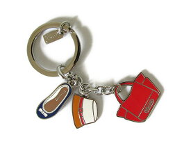 【スペシャル】Coach コーチ キーホルダー キーチェーン チャーム マルチミックス ハット シュー ハンドバッグ 65743 シルバー マルチ【新品】COACH MULTI MIX Hat Shoe Handbag Key Ring Keychain FOB (Style F65743) SV/MC