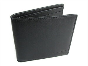 yXyVzR[` 2܂ z X|[c J@[t COACH Double Billfold Sport Calf F75084 BLK Black [sAi]