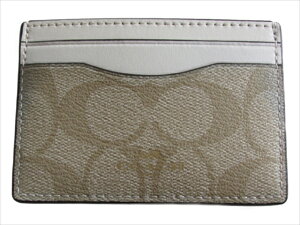yXyVz[R[`] J[hP[X VOl`[ COACH Signature PVC Card Case F63279 IMDQC IM/DQC