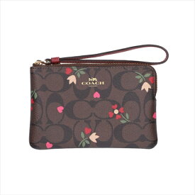 [コーチ] リストレット COACH Signature Heart Petal Corner Zip Wristlet C7654 IMBMC