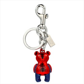 【スペシャル】[コーチ] スパイダーマン キーフォブ COACH Marvel Spider Man Bear Bag Charm Key Fob 2754 SV/Bluejay/Red