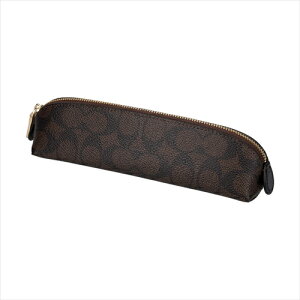 R[` |[` yVP[X COACH Signature Pencil Case CZ206 IMXAQ IM/Walnut/Black