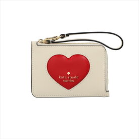 【スペシャル】ケイトスペード ポーチ kate spade Madison Heart Small Card Holder Wristlet KK190 meringue