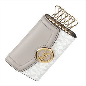 【スペシャル】[マイケルコース] キーケース フルトン MICHAEL Michael Kors FULTON KEY CASE bright white 35S0GFTP5B3535