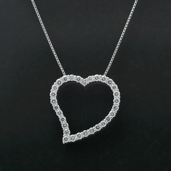 楽天市場】ダイヤモンドネックレス K18WG ダイヤモンド 1.00ct : 宝寿  