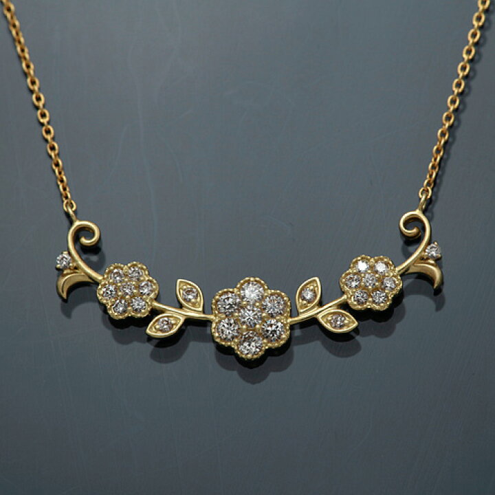 楽天市場】K18 ダイヤモンド 0.32ct ネックレス : 宝寿堂【楽天市場店】
