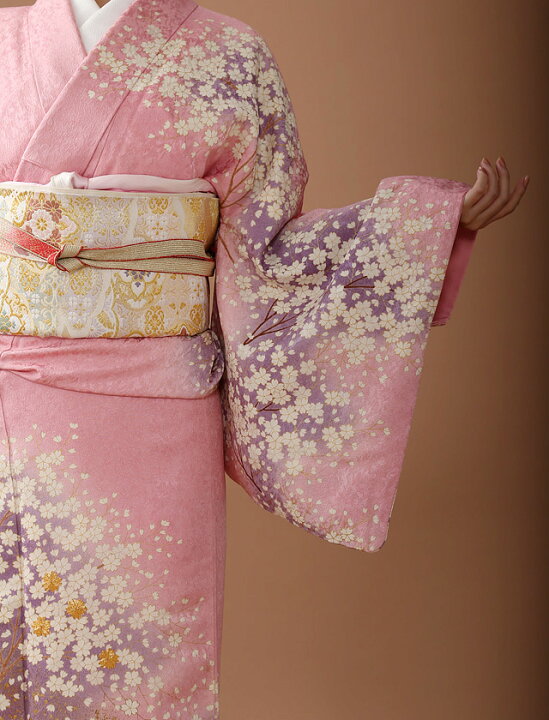 楽天市場】【美人きもの】訪問着 レンタル フルセット 着物 ピンク色 