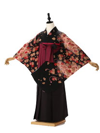 卒業式 袴 レンタル 女 フルセット 袴 レンタル 卒業式 大学生 女性 袴セット 袴下帯付き 往復送料無料 黒色 red fc9136 身長 155cm (153cm-158cm) 【レンタル】