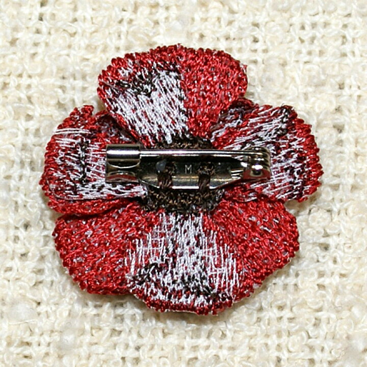 楽天市場】【フラワー3点セット】Made in japan、刺繍、ブローチ 