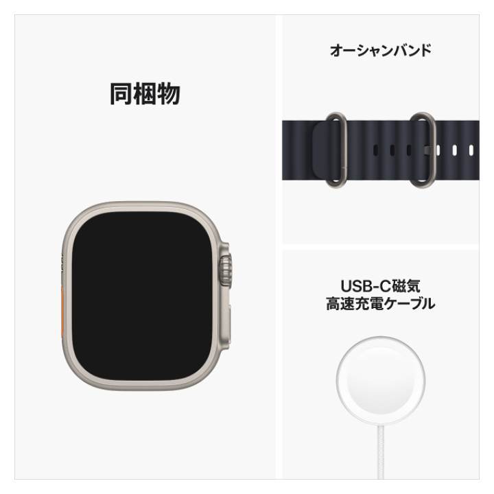 楽天市場】Apple Watch Ultra チタニウムケースとミッドナイト