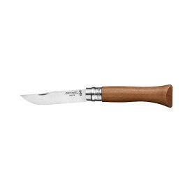 OPINEL(オピネル) ステンレススチール ナイフ ウォールナット #6 7.3cm オピネルナイフ キャンプ アウトドア 折りたたみナイフ