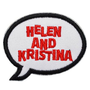 ���b�y�� �h�J �A�C�����ڒ� �c4.5cm×��5.5cm HELEN AND KRISTINA �p�� �����o�� �t�L�_�V �A�C�������b�y�� ��| ���b�y���f�R ���b�y���J�X�^��