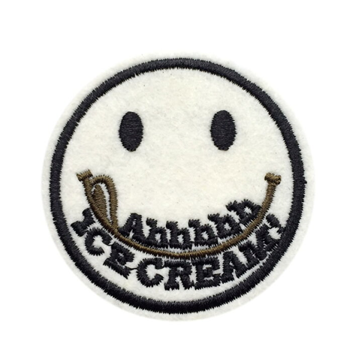 楽天市場 スマイル ワッペン 刺繍 アイロン接着 縦6cm 横6cm ニコちゃん にこちゃん Smile アイロンワッペン 手芸 かわいい 入園 入学 わっぺん アップリケ あっぷりけ Wappen レアリーク