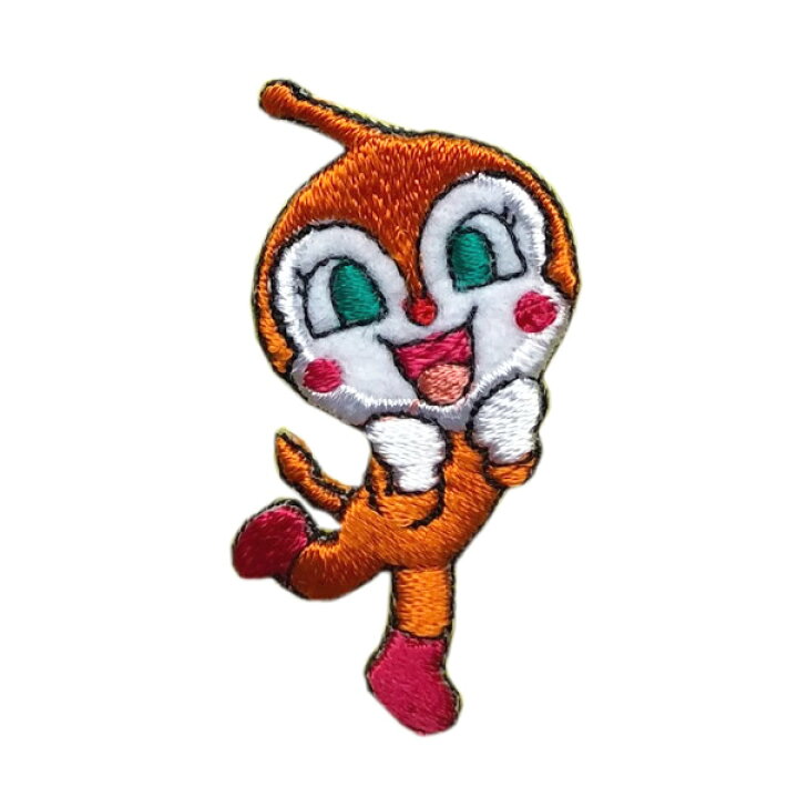 楽天市場 ドキンちゃん ワッペン 刺繍 アイロン接着 縦4 5cm 横2 4cm アンパンマン キャラクター アイロンワッペン かわいい シール ステッカー 入園 入学 わっぺん Wappen Wappen アップリケ あっぷりけ メール便可 マスク用小さいサイズ レアリーク