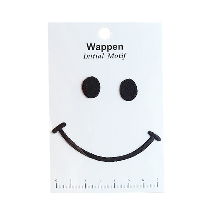 楽天市場 スマイル ワッペン 刺繍ワッペン アイロン接着 Smile ニコちゃん にこちゃん アイロンワッペン 手芸 かわいい 入園 入学 わっぺん Wappen Wappen アップリケ あっぷりけ メール便可 マスク用小さいサイズ レアリーク