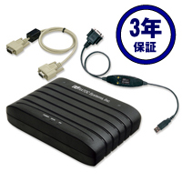 RS-232C 56K DATA/14.4K FAX Modem （USB変換ケーブル付） 3年保証モデル REX-C56EX-UW3 モデム アナログモデム