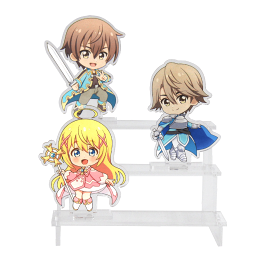 雛壇 3段 S M L 推し活グッズ 見せる収納 アクスタ アクリルスタンド フィギュア 飾る 並べる 立体的 アニメ 漫画 舞台 ゲーム アイドル グッズ 推し 推し活 シンプル 透明 ガラスカラー アクリル コレクション ディスプレイ 収納 グッズ収納 すっきり コミケ 展示 sosoto