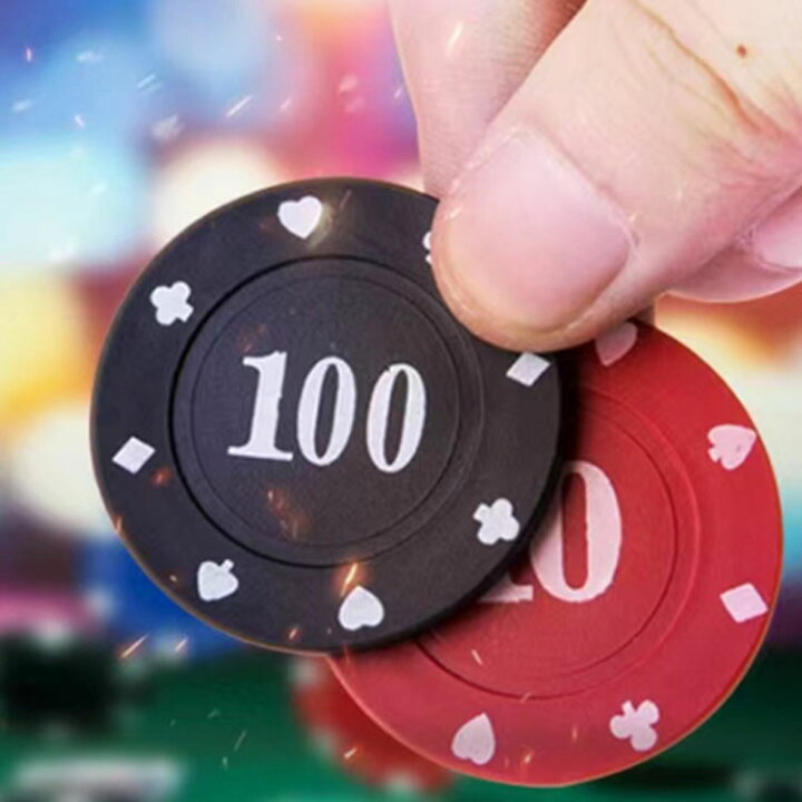 楽天市場】 ポーカーチップ 100枚セット 5色 ゲーム用 チップセット 