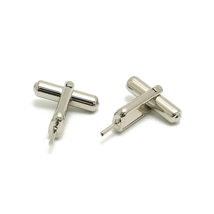 楽天市場】1ペア入【 5mm 芯立カフスボタン Ni/シルバー】【295 