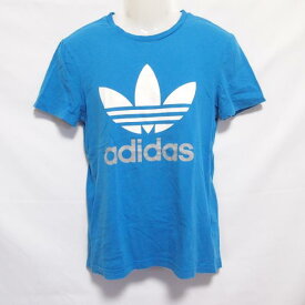 【中古】 【送料無料】 古着 メンズS adidas originals/アディダス オリジナルス カジュアル Tシャツ 半袖 トレフォイルロゴ ブルー S50802