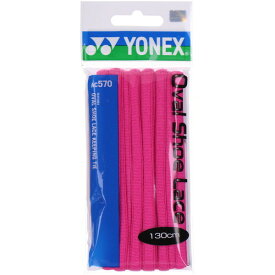 【新品】 YONEX/ヨネックス AC570-026 オーバルシューレース 靴紐 カラー 2本入り 左右1セット ピンク
