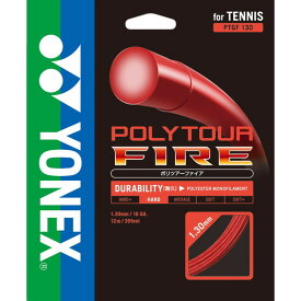 【新品】 YONEX/ヨネックス PTGF130-001 ポリツアー ファイア 130 硬式テニス用ガット レッド