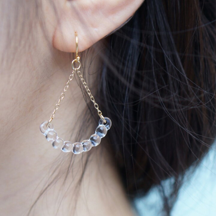 楽天市場 Hario ピアス アール ハリオ アクセサリー ゴールド 小物 レディース おしゃれ ハリオランプファクトリー ガラス ハンドメイド Haw R 002 Red Cabin