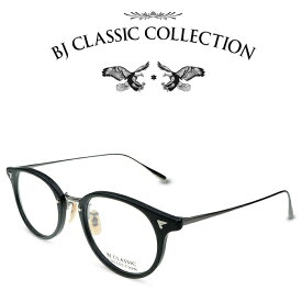 BJ CLASSIC COLLECTION COMBI COM-510N NT C-1M-15 マットブラック ガンメタ BJクラシックコレクション 度付きメガネ 伊達メガネ メンズ レディース 本格眼鏡