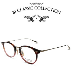 BJ CLASSIC COLLECTION COMBI COM-510NT C-101-1 ダークデミ レッド ゴールド BJクラシックコレクション 度付きメガネ 伊達メガネ メンズ レディース 本格眼鏡 （お取り寄せ）