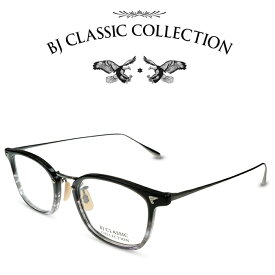 BJ CLASSIC COLLECTION COMBI COM-564NT C-110-15 ダークグレイササ ガンメタ BJクラシックコレクション 度付きメガネ 伊達メガネ メンズ レディース 本格眼鏡