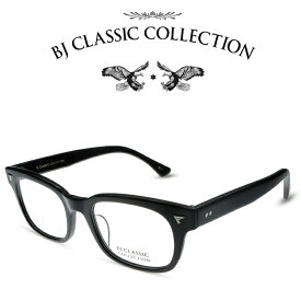 BJ CLASSIC COLLECTION CELLULOID P-503 C-1 ブラック BJクラシックコレクション 度付きメガネ 伊達メガネ メンズ レディース セルロイド 本格眼鏡