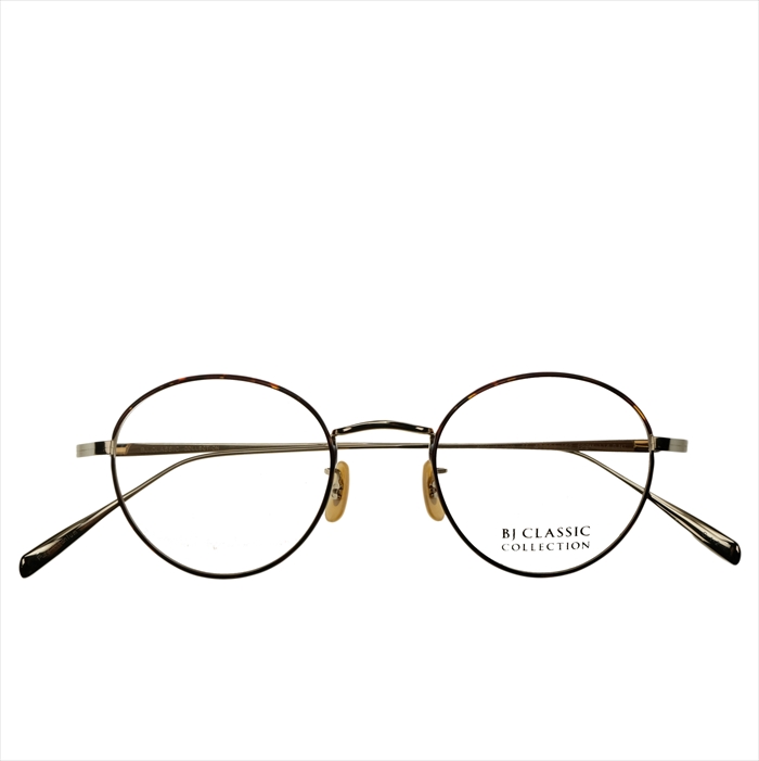 BJ CLASSIC COLLECTION PREMIUM PREM-114S NT C-1-2 ゴールド デミ BJクラシックコレクション  度付きメガネ 伊達メガネ メンズ レディース プレミアム 本格眼鏡 （お取り寄せ） | メガネ＆サングラス REI-GLASSES