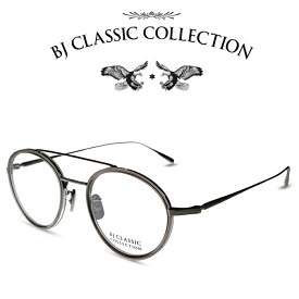 BJ CLASSIC COLLECTION PREMIUM PREM-125CW NT C-2-19 シルバー・クリアグレイ BJクラシックコレクション 度付きメガネ 伊達メガネ メンズ レディース プレミアム 本格眼鏡