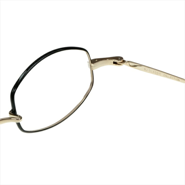 BJ CLASSIC COLLECTION PREMIUM PREM-130SNT C-1-1 ゴールド ブラック  BJクラシックコレクション 度付きメガネ 伊達メガネ メンズ レディース プレミアム 本格眼鏡 （お取り寄せ） メガネ＆サングラス  REI-GLASSES