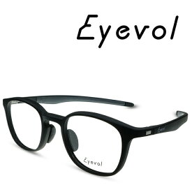 Eyevol アイヴォル FRAKES 48 MBK-LG MAT BLACK LIGHT GREY メガネフレーム メンズ レディース スポーツ アウトドア ゴルフ 日本製