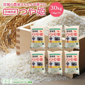 つや姫 米 30kg 送料無料 あす楽 宮城県産 令和5年産 《30kg（5kg × 6袋）》 白米 お米 30kg 米30kg 米30キロ 宮城県 つやひめ 国内産米 精米 単一原料米 検査米 ブランド米 産地直送