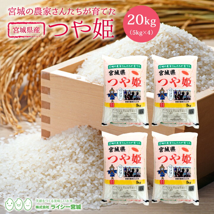 楽天市場】新米 つや姫 米 20kg 送料無料 宮城県産 令和6年産 《20kg 
