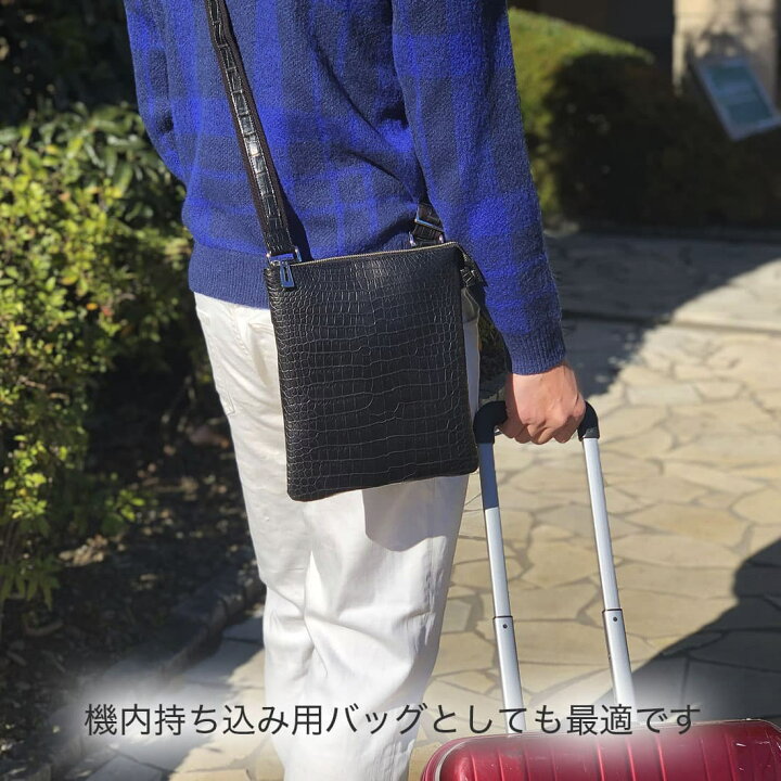 楽天市場】クロコダイル ショルダー バッグ スモールクロコダイル 日本 