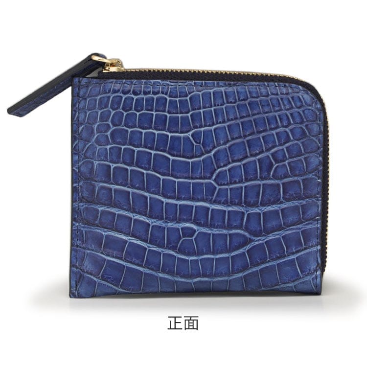 楽天市場】藍染 クロコダイル 財布 ミニ財布 メンズ 日本製 L字 