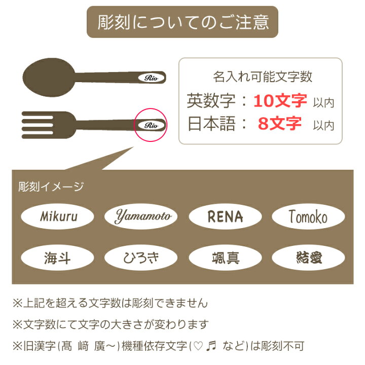 楽天市場】【名入れ無料】ステンレス カトラリーセット スプーン 