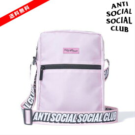 【公式正規品】ASSC Black Side Bag Shoulder Bag /ANTI SOCIAL SOCIAL CLUB バッグ　アンチソーシャルソーシャルクラブ ショルダー バッグ Pink / ピンク　桃色 ASSC　ANTI SOCIAL SOCIAL CLUB