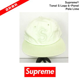 【国内正規品】Supreme(シュプリーム)Supreme - Tonal S Logo 6-PanelPale lime サイズ FREE