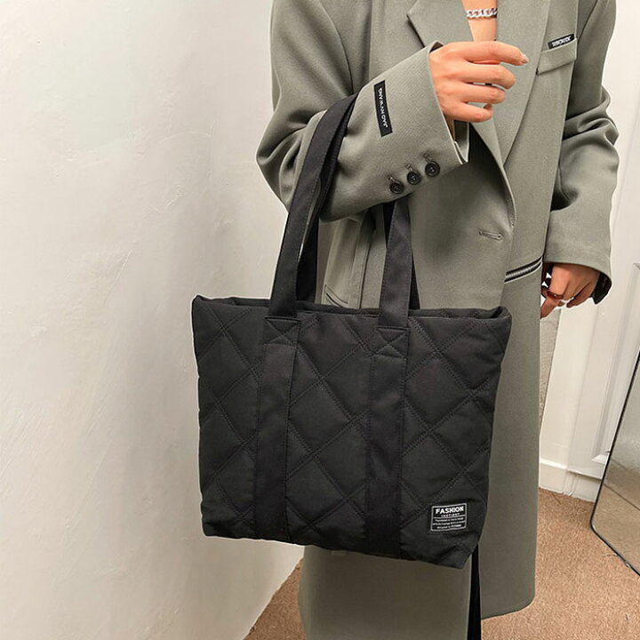 楽天市場】【お得なクーポン】キルティング トートバッグ レディース  