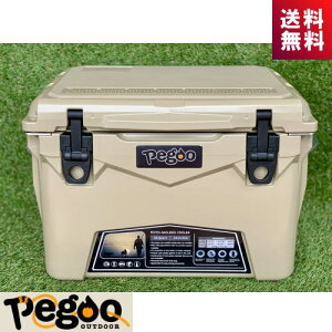pegoo Hard Cooler Box �n�[�h�N�[���[�{�b�N�X 20QT SD �T���h�F �y�O�[ ���e��18.9L